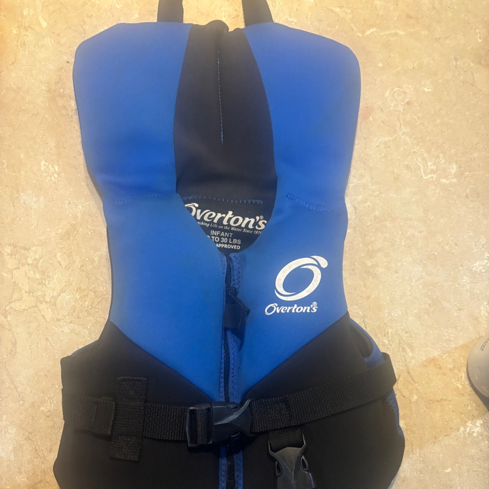 Overton's Blue and Black Life Jacket